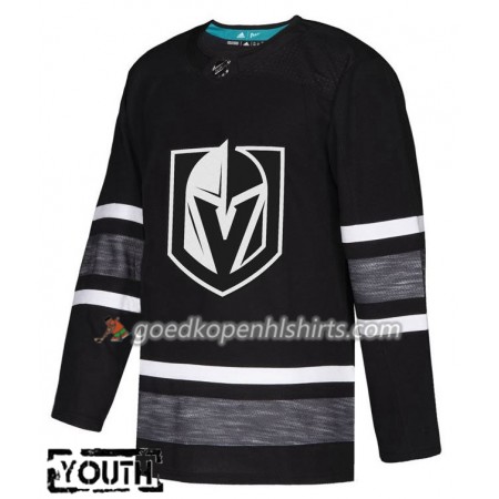 Vegas Golden Knights Blank 2019 All-Star Adidas Zwart Authentic Shirt - Kinderen
